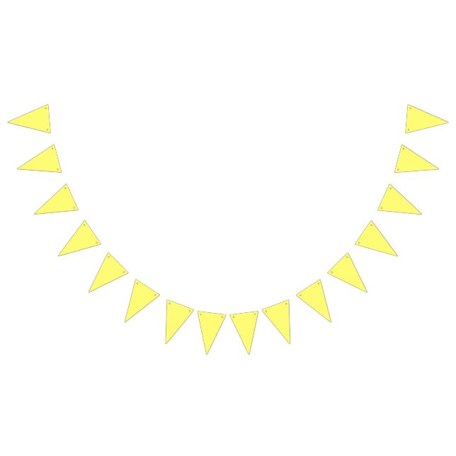 Bannière À Fanions Beurre jaune (Tout)