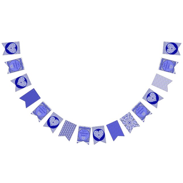 Bannière À Fanions Bleu de dentelle en céramique de Grèce (Tout)