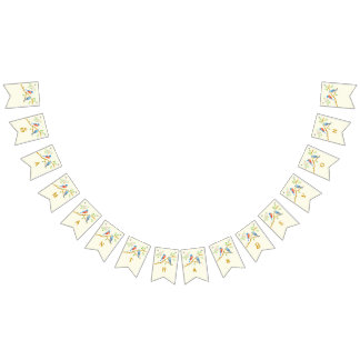 Bannière À Fanions Bluebirds Wedding Bunting Flags