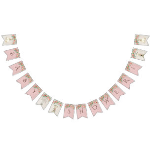 Bannière À Fanions BOHO Teepee Baby shower Feathers Dream Catcher