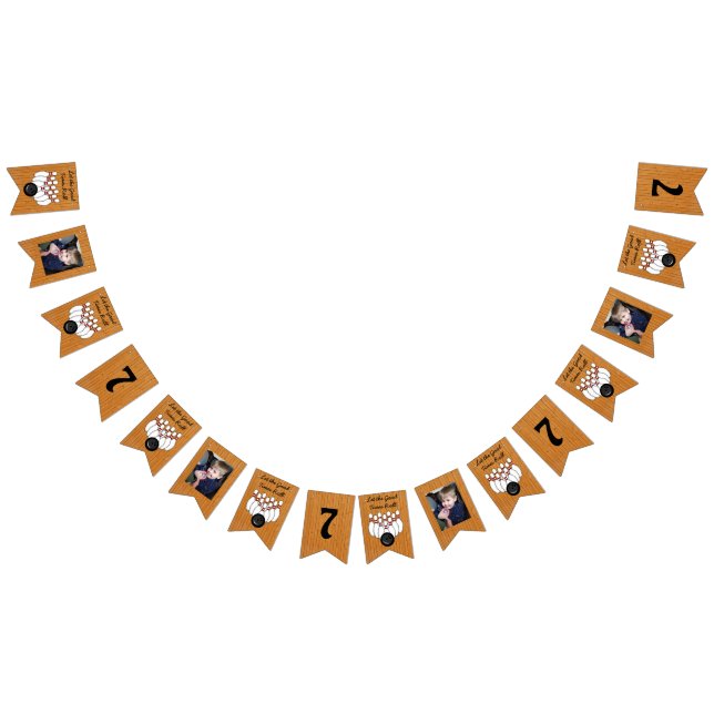 Bannière À Fanions Bowling thème Anniversaire fête photo et âge (Tout)