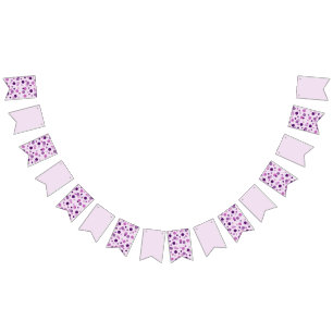 Bannière À Fanions Bulles colorées à points Polka