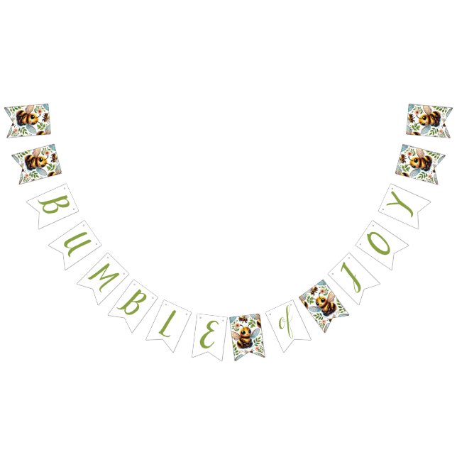 Bannière À Fanions Bumble de joie (Tout)