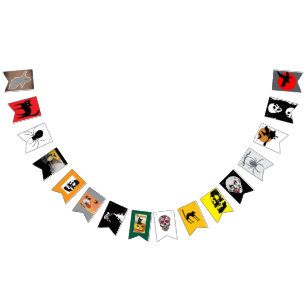 BANNIÈRE À FANIONS BUNTING BANNER HALLOWEEN VINTAGE IMAGES