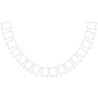 Bannière À Fanions Bunting de fête personnalisé ・ Mariage et annivers