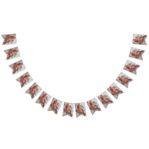 Bannière À Fanions Cardinal sur Virginia Road Map