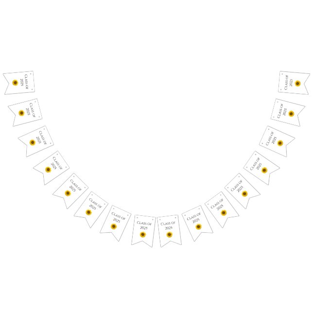 Bannière À Fanions Catégorie de tournesol 2025 (Tout)