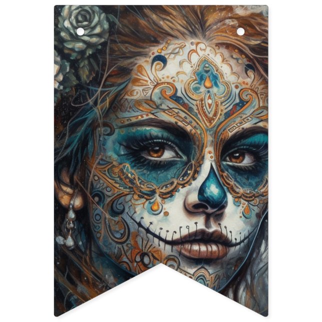 Bannière À Fanions Catrina Azul (Premier drapeau)