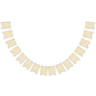 Bannière À Fanions Chemins De Motif Africain En Toile De Soleil En Bl