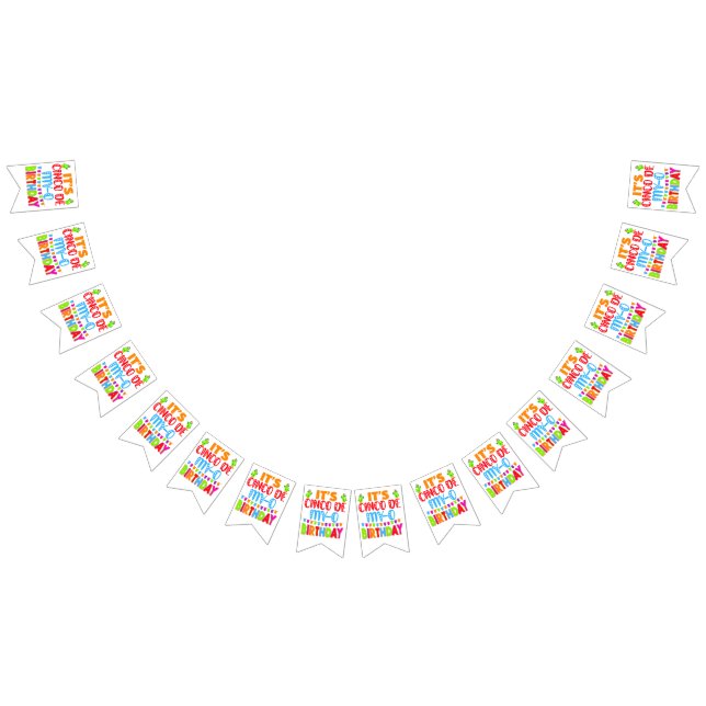 Bannière À Fanions cinco de mayo anniversaire drôle jeu