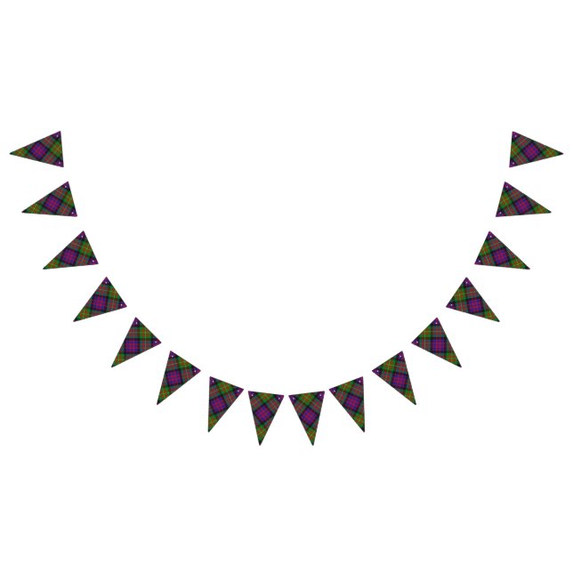 Bannière À Fanions Clan écossais Carnegie Tartan (Tout)