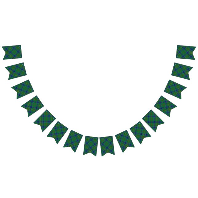 Bannière À Fanions Clan écossais Kennedy Tartan (Tout)