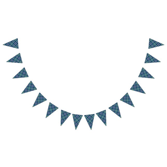 Bannière À Fanions Clan écossais MacCrimmon Tartan (Tout)