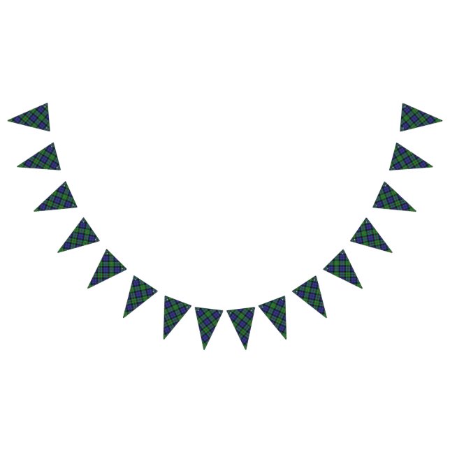 Bannière À Fanions Clan écossais MacEwen Tartan (Tout)