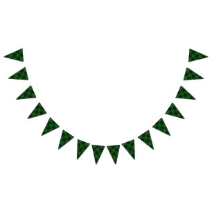 Bannière À Fanions Clan MacArthur tartan vert et noir d'Arthur