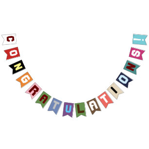 Bannière À Fanions Classe personnalisée de 2023 Graduation