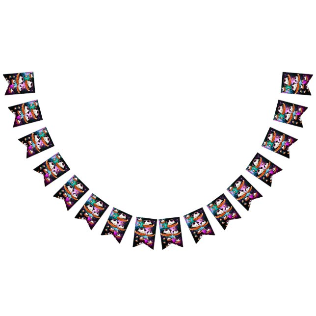 Bannière À Fanions Cobaye drôle de l'espace (Tout)