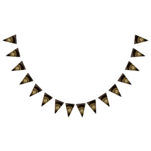 Bannière À Fanions Coeurs impressionnants de steampunk