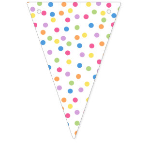 Bannière À Fanions Confetti Dazzle (points)