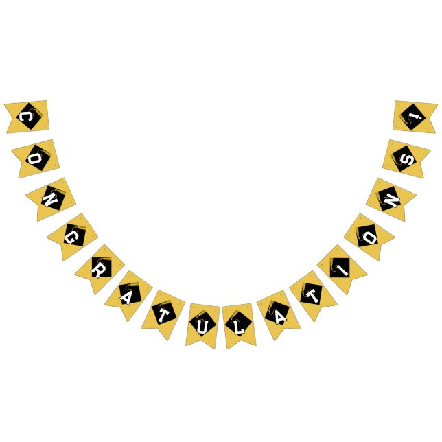 Bannière À Fanions Congrès de la Gold Graduation (Tout)