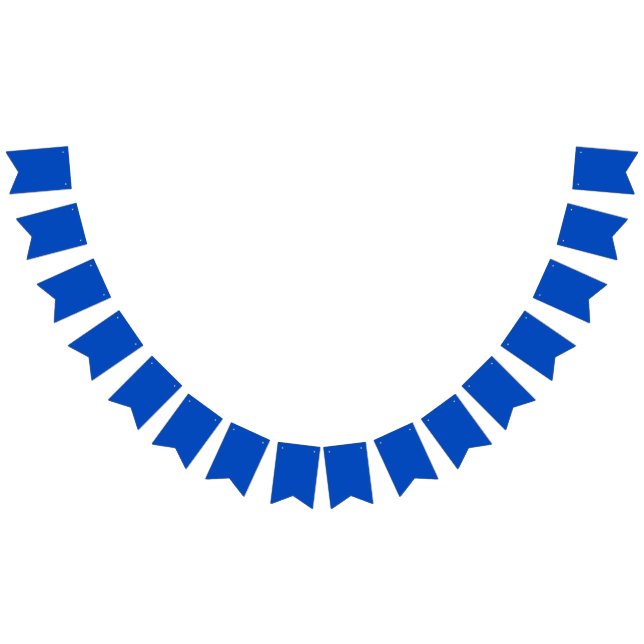 Bannière À Fanions Couleur de clé Chroma Bleu (Tout)