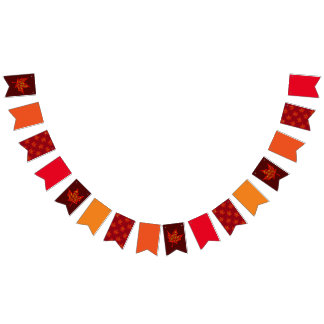 Bannière À Fanions Couleurs de chute