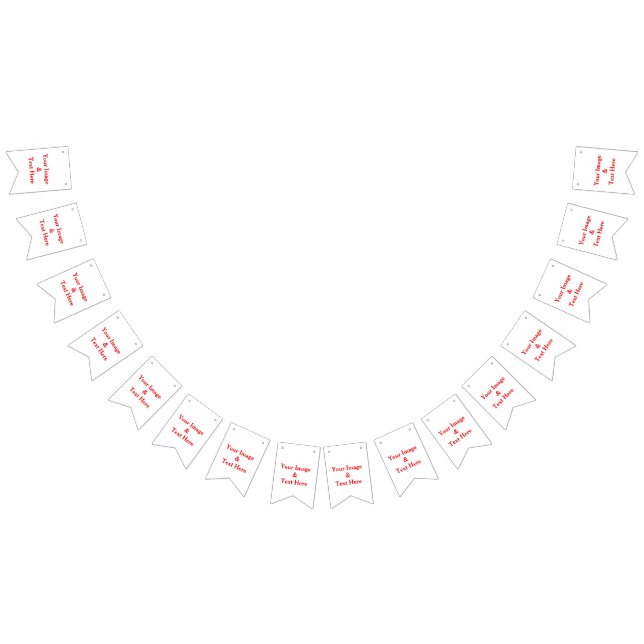 Bannière À Fanions Coutume personnalisée votre propres photo et texte (Tout)