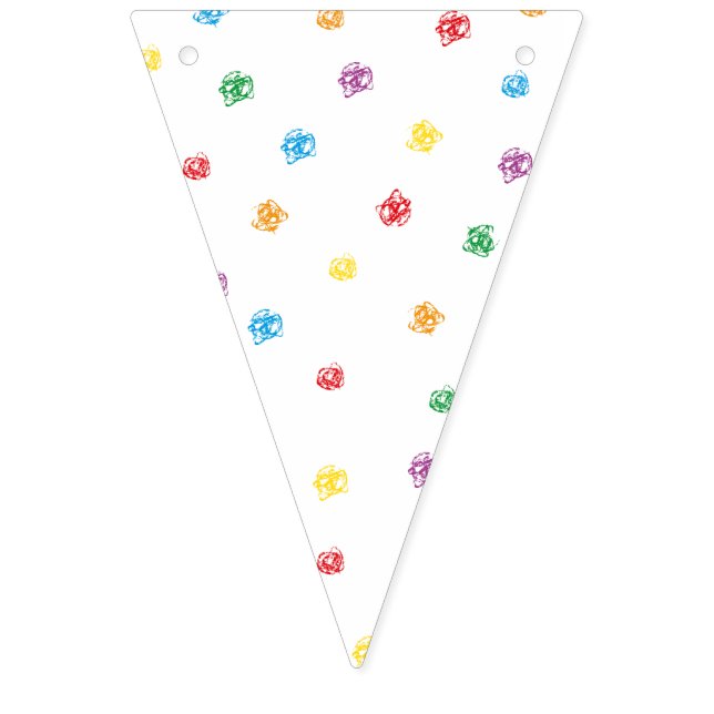 Bannière À Fanions Crayon bunting (Premier drapeau)