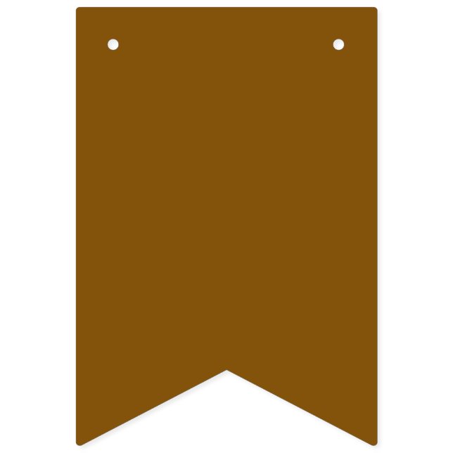 Bannière À Fanions Créez Votre Propre Brun (Premier drapeau)