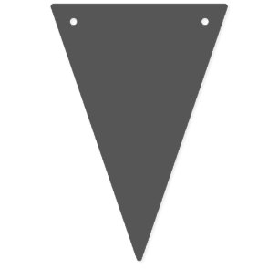 Bannière À Fanions Créez Votre Propre Conception Personnalisée Gris F