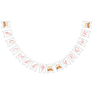 Bannière À Fanions Cultivé localement, le Baby shower du marché agric