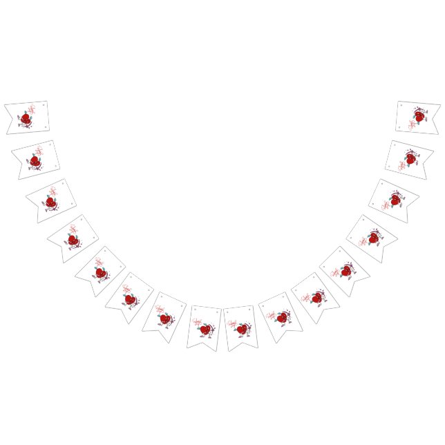 BANNIÈRE À FANIONS CUPID HEART (Tout)