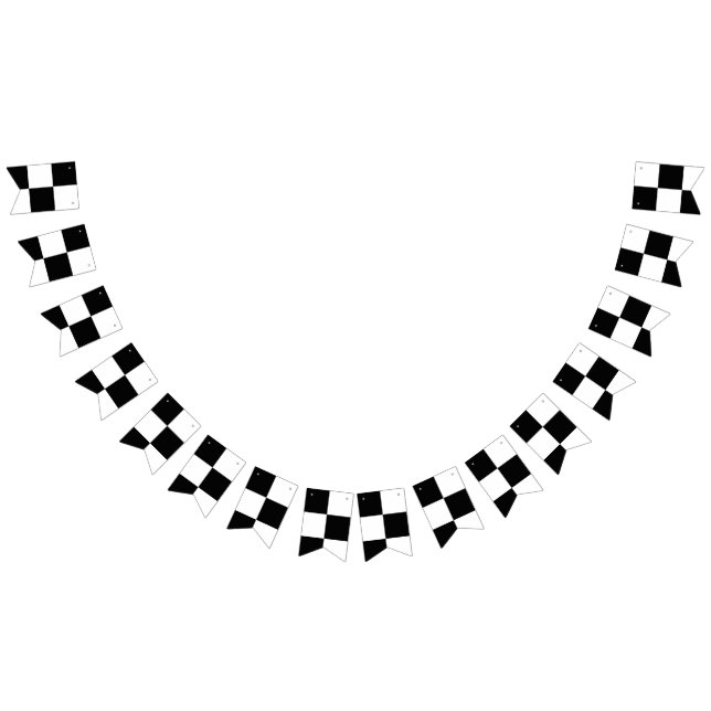 Bannière À Fanions Damier (Tout)