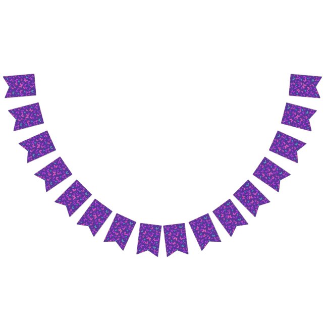 Bannière À Fanions Danse papillon (Tout)