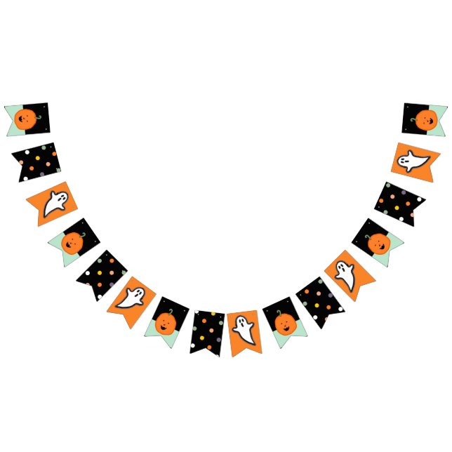 Bannière À Fanions Décoration de fête d'Halloween (Tout)
