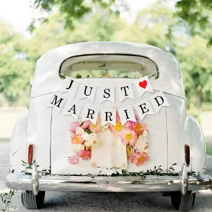 Bannière À Fanions Décorations De Voiture De Mariage Marié