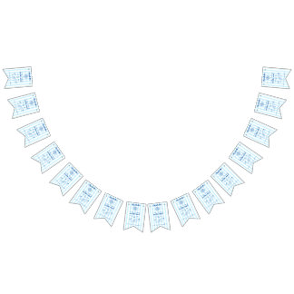 Bannière À Fanions Dernière Soirée de Fille sur la Côte avant le Mari