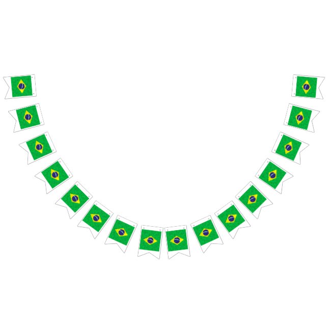 Bannière À Fanions Dessin de peinture à l'huile du Brésil (Tout)