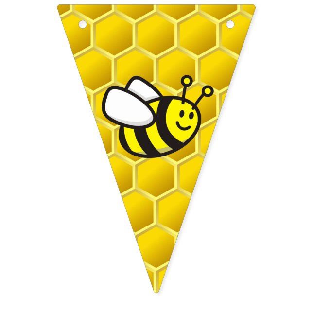 Bannière À Fanions Dessin sur les abeilles (Onzième drapeau)