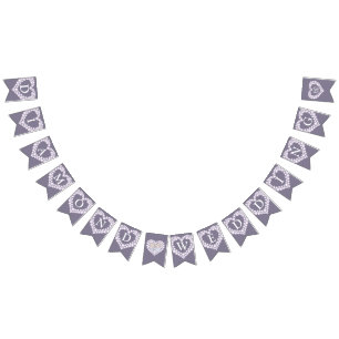 Bannière À Fanions Diamond mariage 60e anniversaire photo personnalis