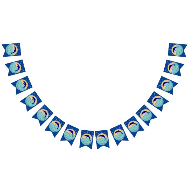 Bannière À Fanions Dolphin Beach (Tout)