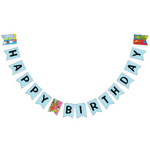 Bannière À Fanions Dr Seuss   Tranche de caractères