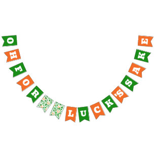 Bannière À Fanions Drôle Oh Pour L'amour De La Chance St Patrick's Da