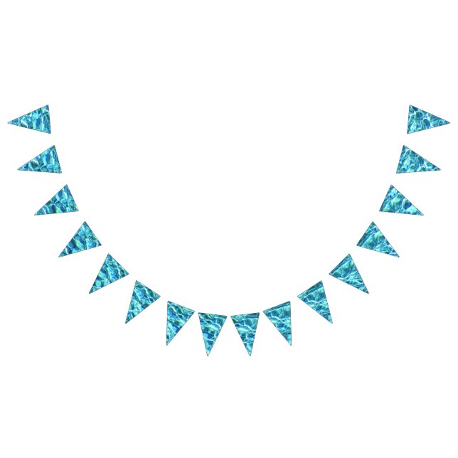 Bannière À Fanions Eau Chatoyante Tombée (Tout)