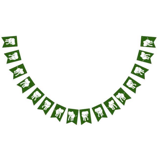 Bannière À Fanions Échange de cadeaux White Elephant Fête de Noël (Tout)