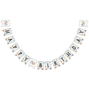 Bannière À Fanions Espace Extérieur Invitation Anniversaire, Planètes