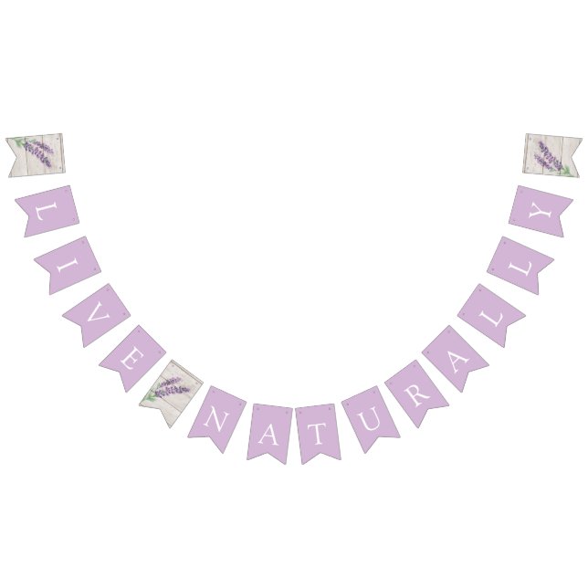 Bannière À Fanions Événement vivant de classe d'huiles naturellement (Tout)