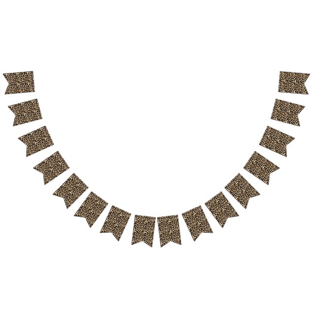 Bannière À Fanions Faux Leopard Fun Fun (Tout)