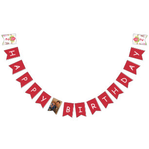 Bannière À Fanions Ferme Anniversaire Plaid Photo personnalisée