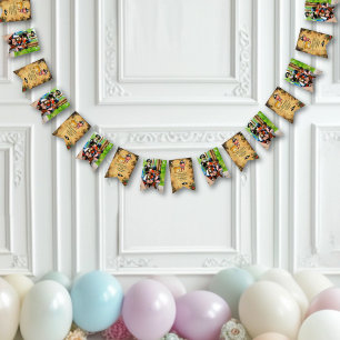 Bannière À Fanions Fête d'anniversaire à thème Pirate